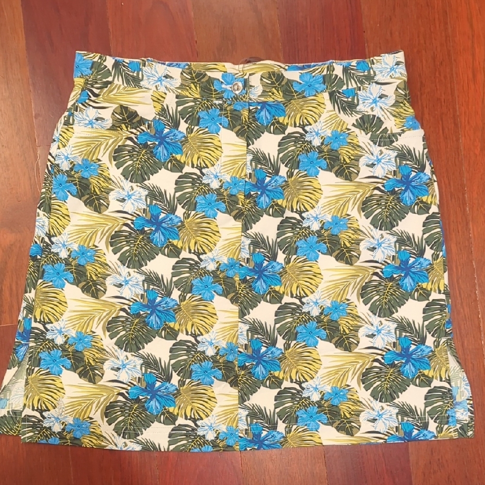 Glenmuir Tahiti Floral Print Women's Performance Golf Skort